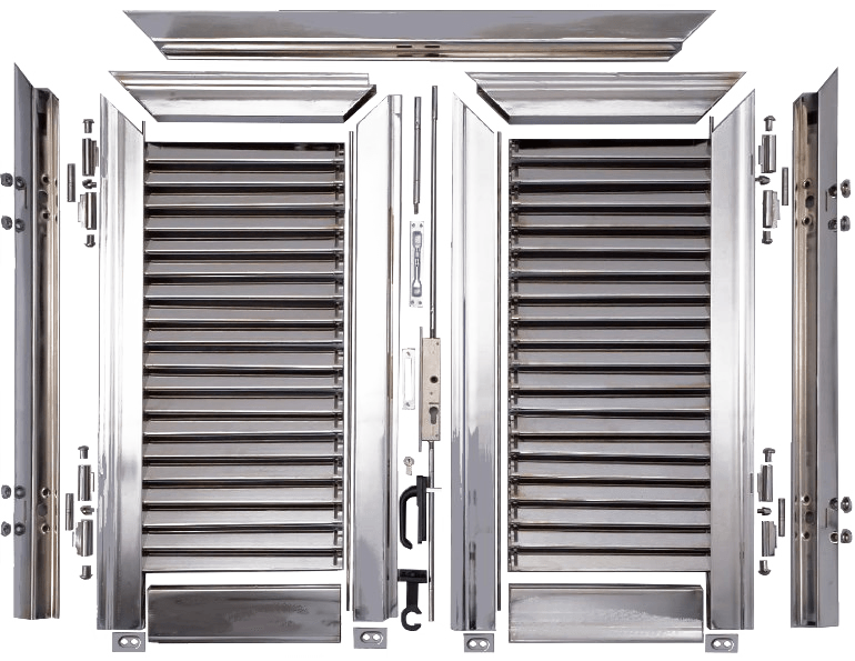 Persiana blindata in kit