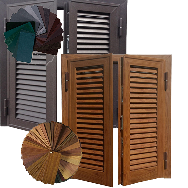 finiture-persiane colori effetto legno serramenti blindata