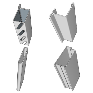 barre asolate tubolari telai persiane costruzione fabbri acciaio